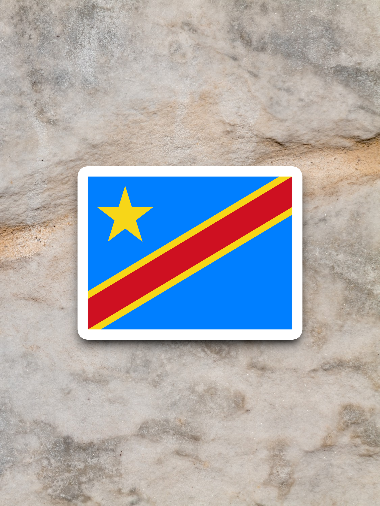 DR Congo Flag - International Country Flag Sticker