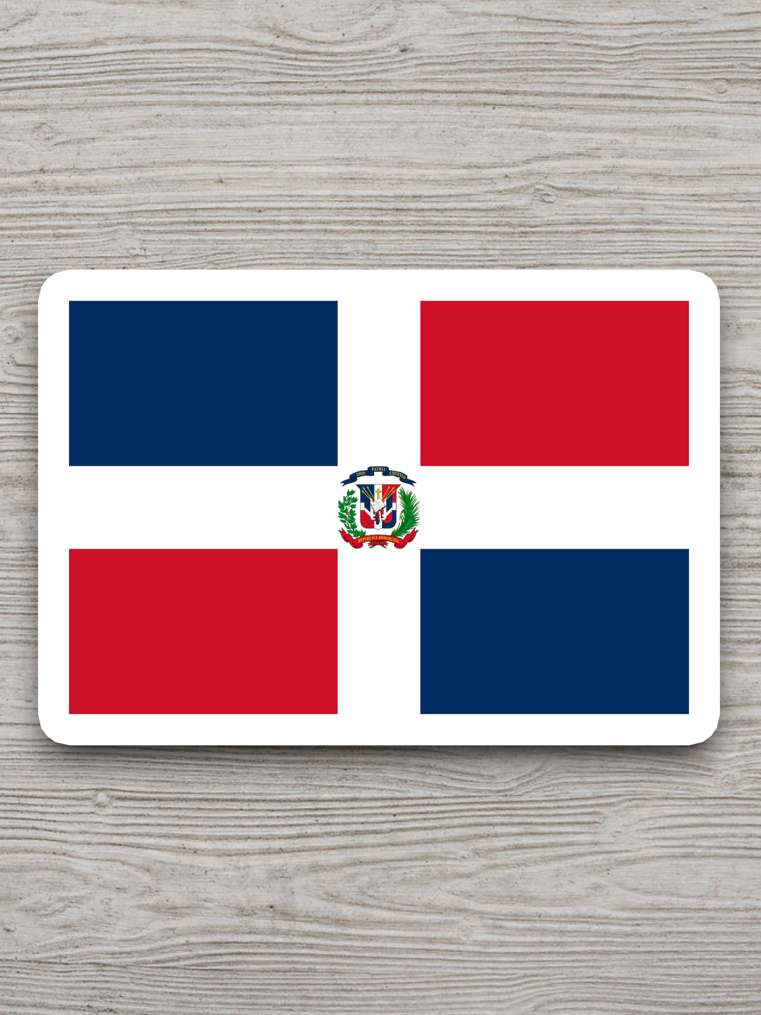 Dominican Republic Flag - International Country Flag Sticker