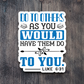 Do to Others As You Would Have 01 - Faith Sticker