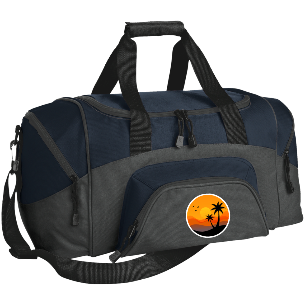 Small Colorblock Sport Duffel Bag