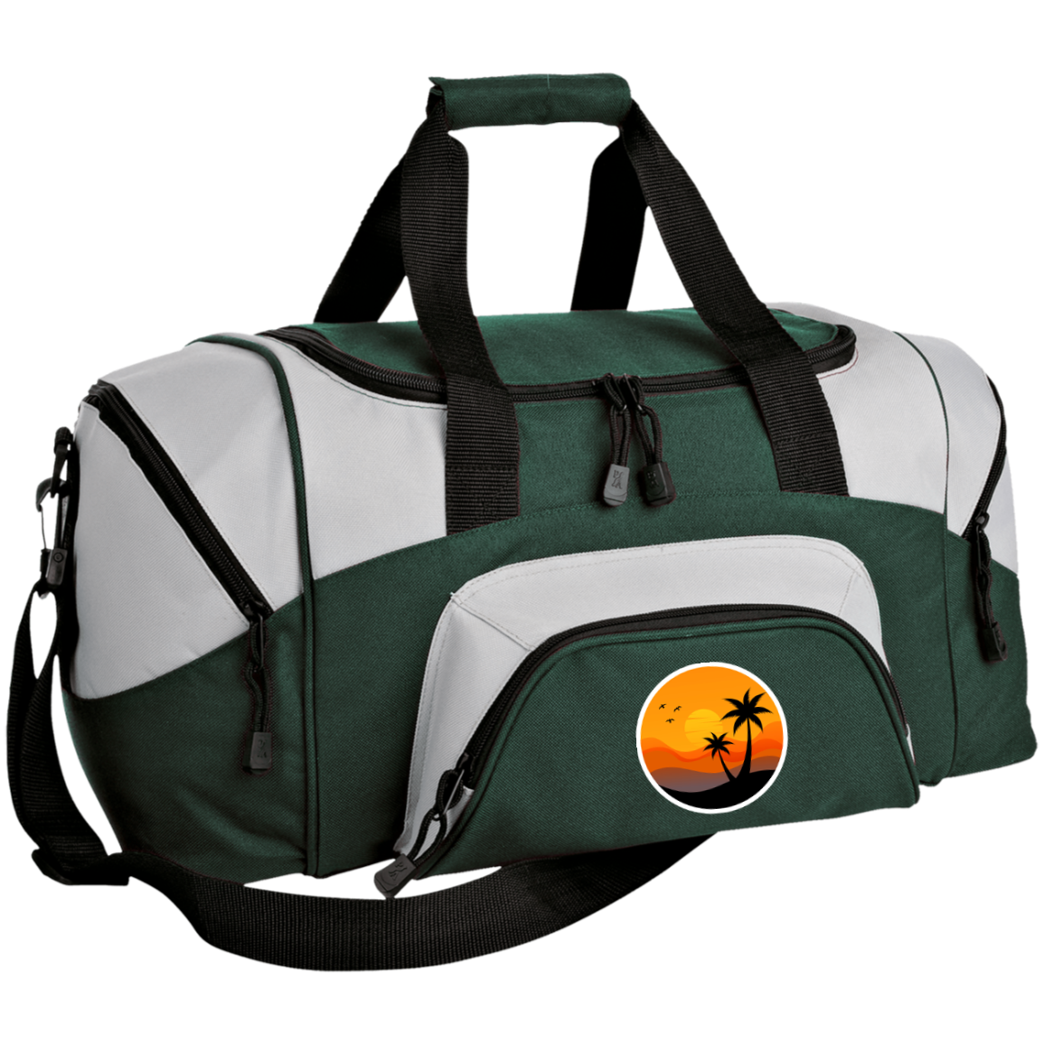 Small Colorblock Sport Duffel Bag