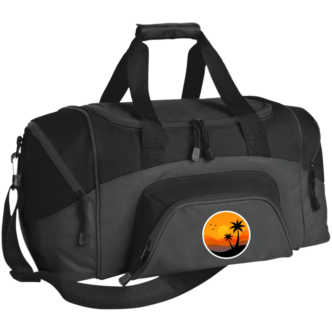 Small Colorblock Sport Duffel Bag