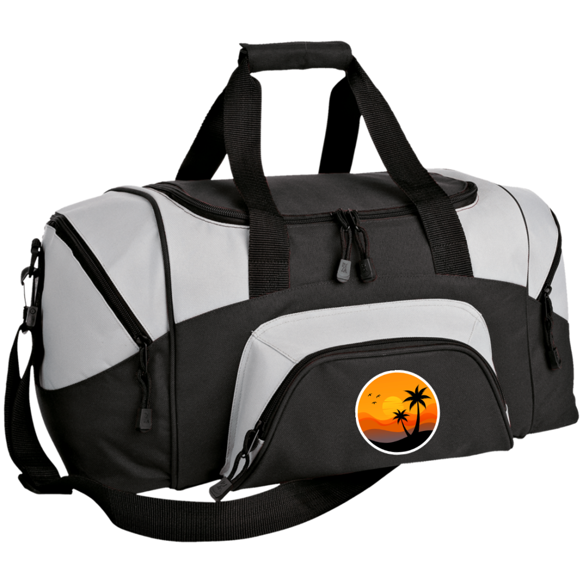 Small Colorblock Sport Duffel Bag