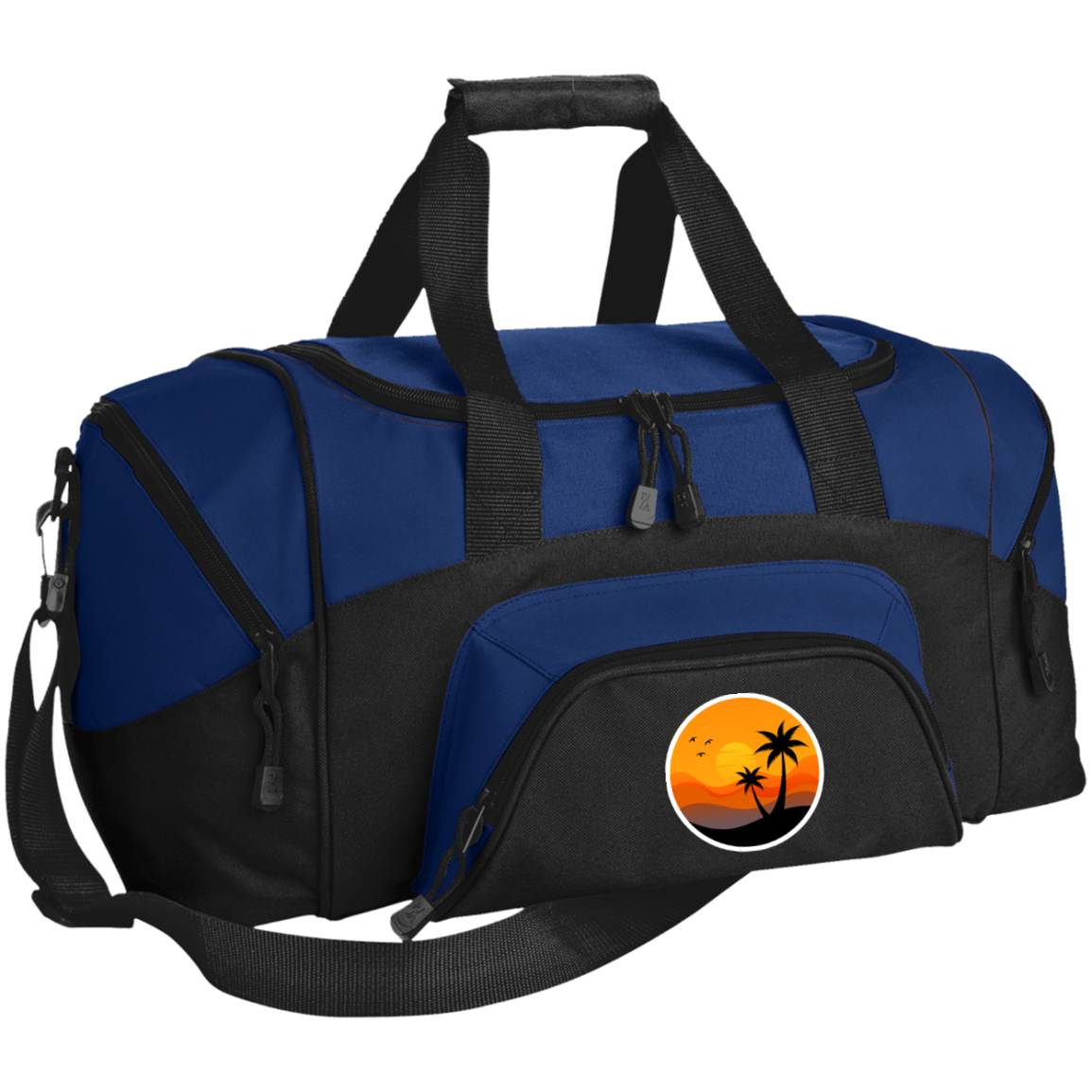 Small Colorblock Sport Duffel Bag