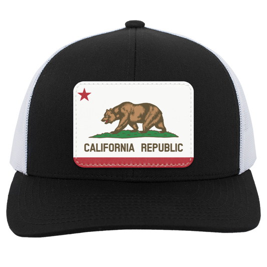 California State Flag - United States of America Trucker Snap Back - Patch
