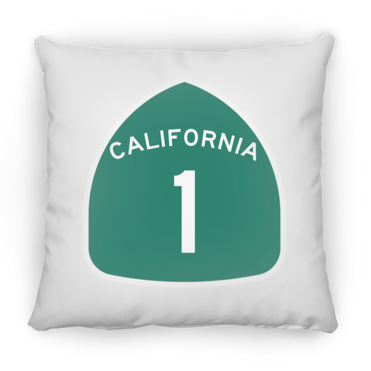 California State Route 1 Square Pillow