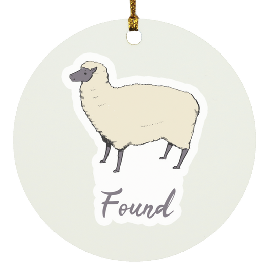 Found - Version 03 - Faith Holiday Ornament