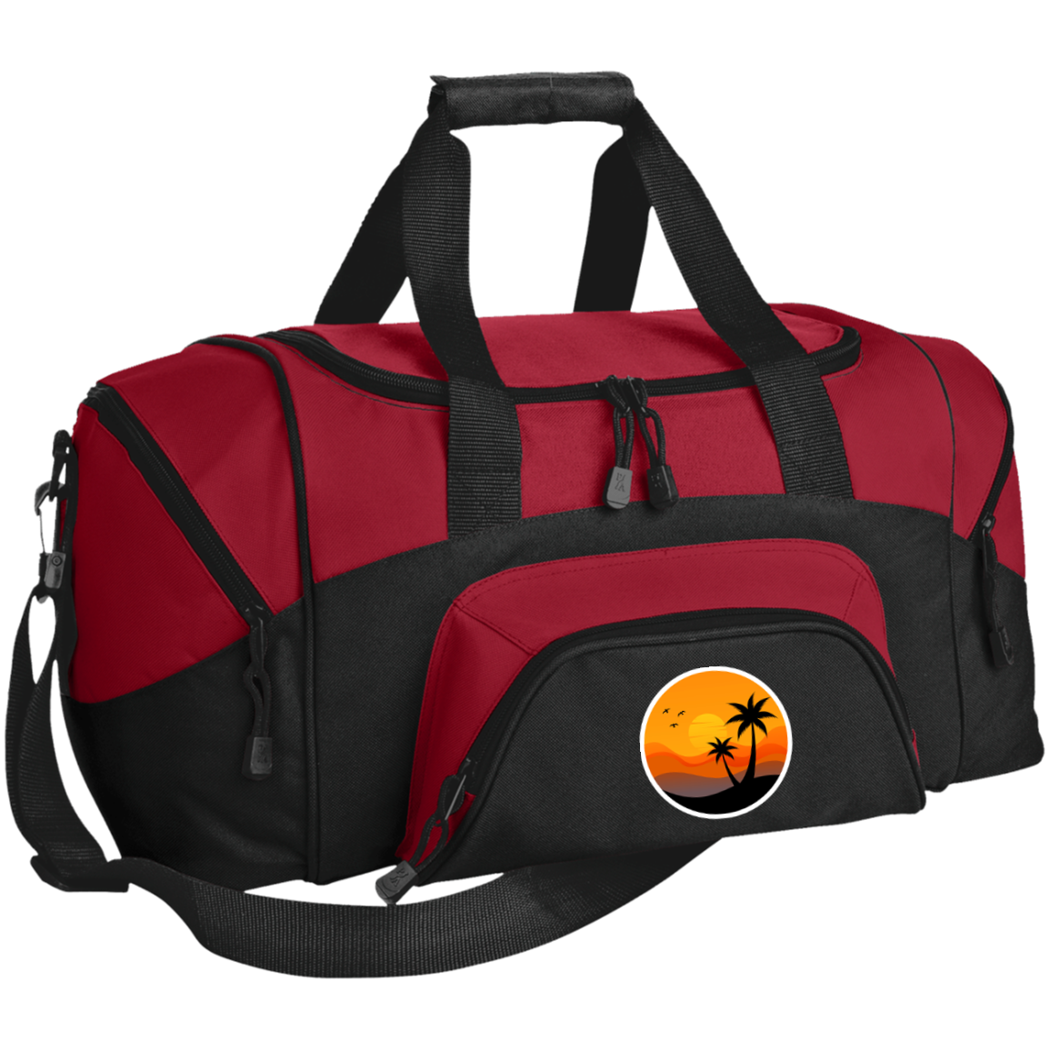 Small Colorblock Sport Duffel Bag