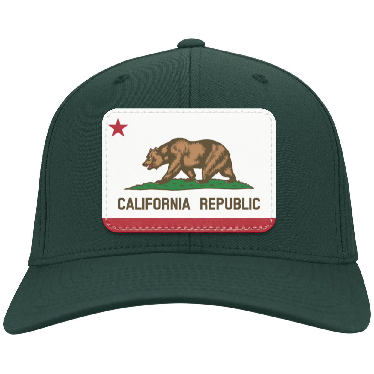California State Flag - United States of America Twill Cap - Patch