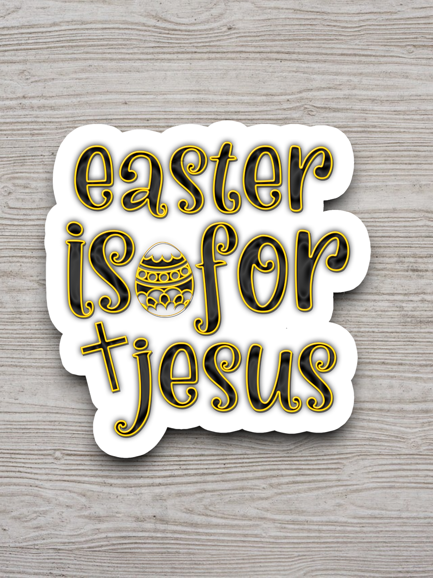 Easter is for Jesus Holiday Sticker