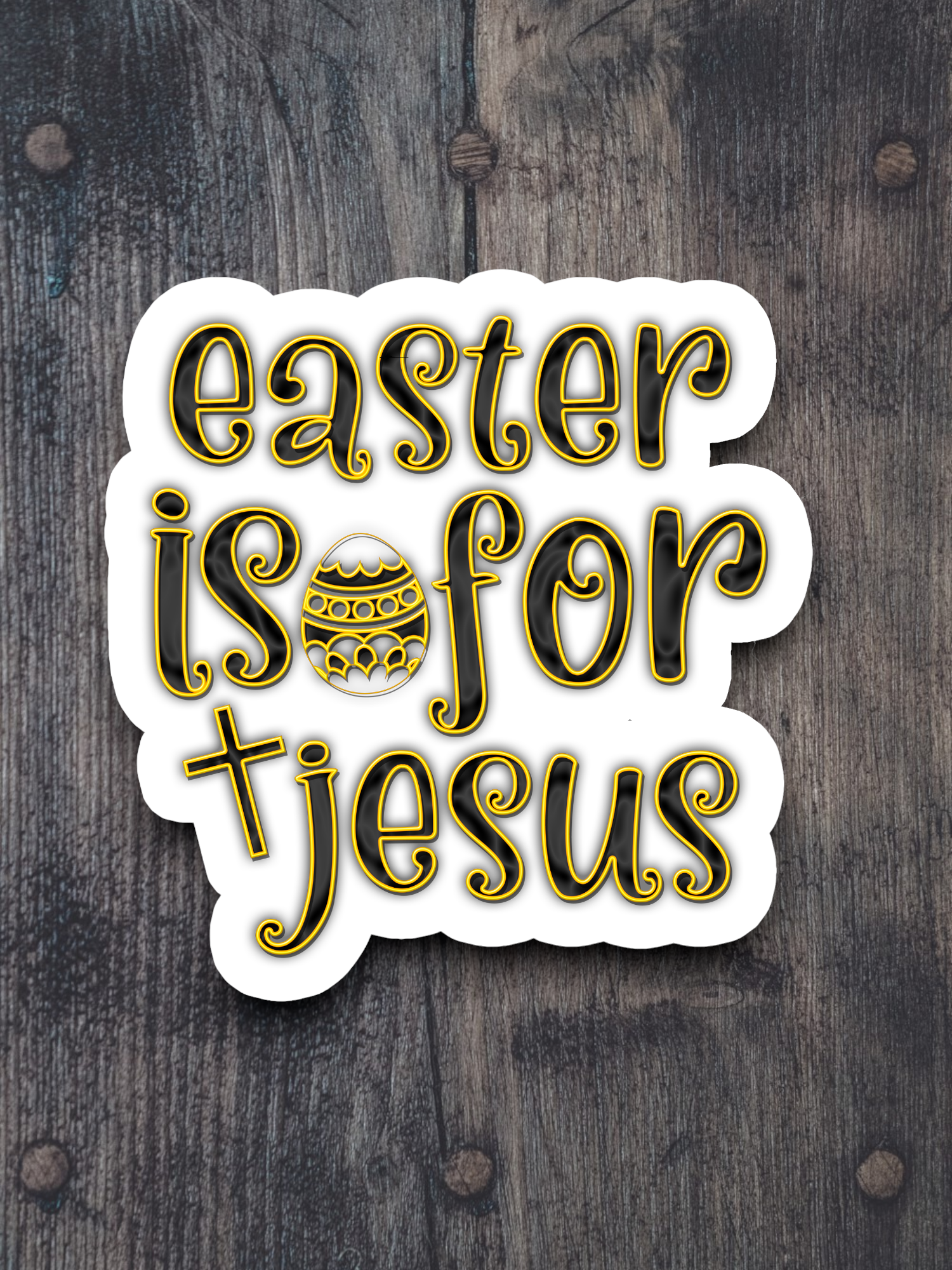 Easter is for Jesus Holiday Sticker