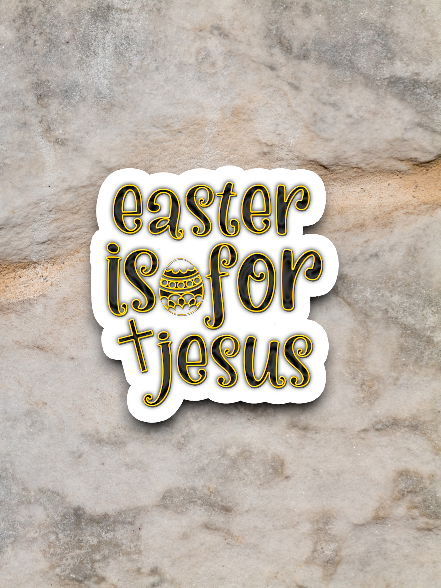 Easter is for Jesus Holiday Sticker