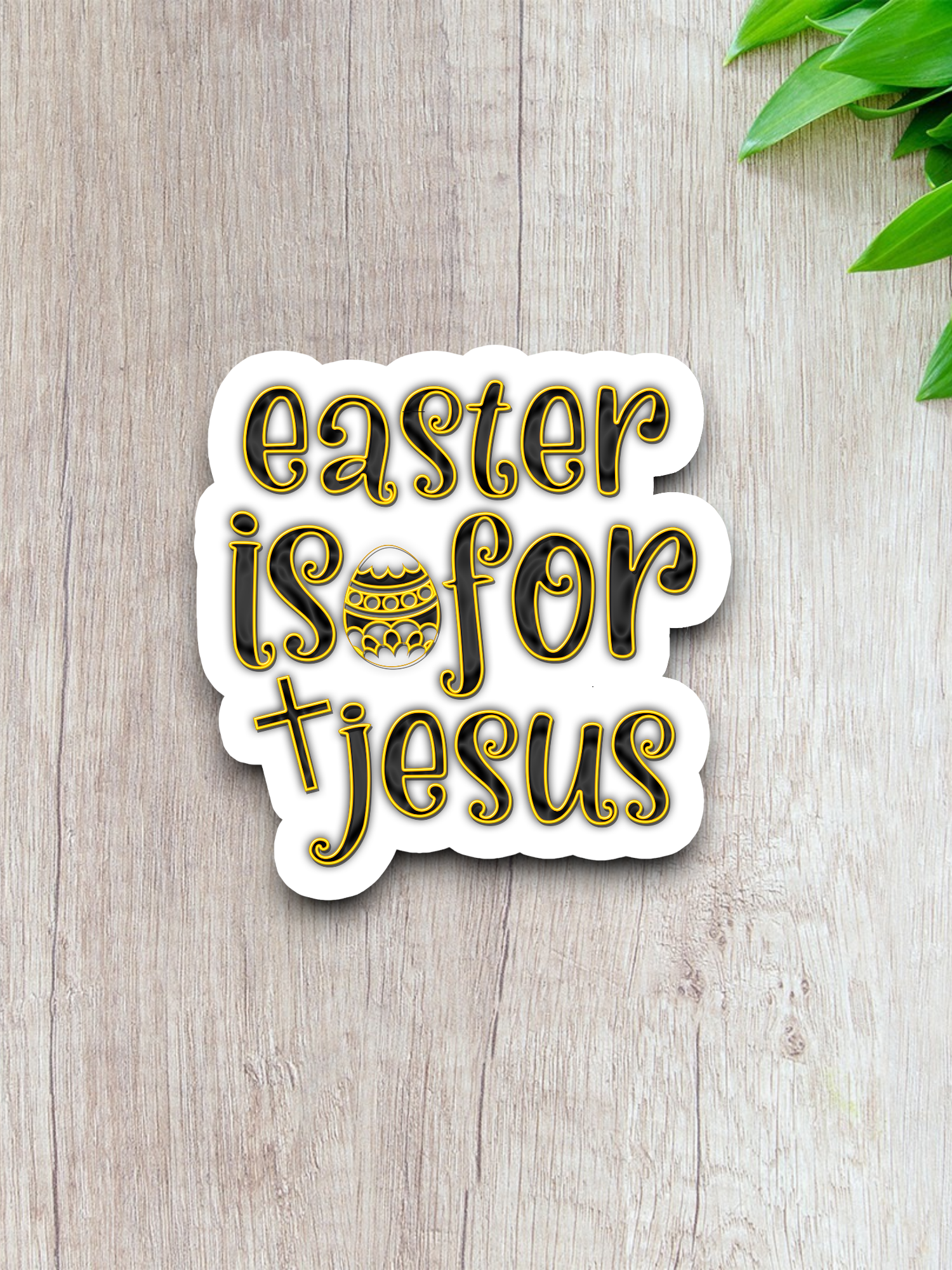 Easter is for Jesus Holiday Sticker