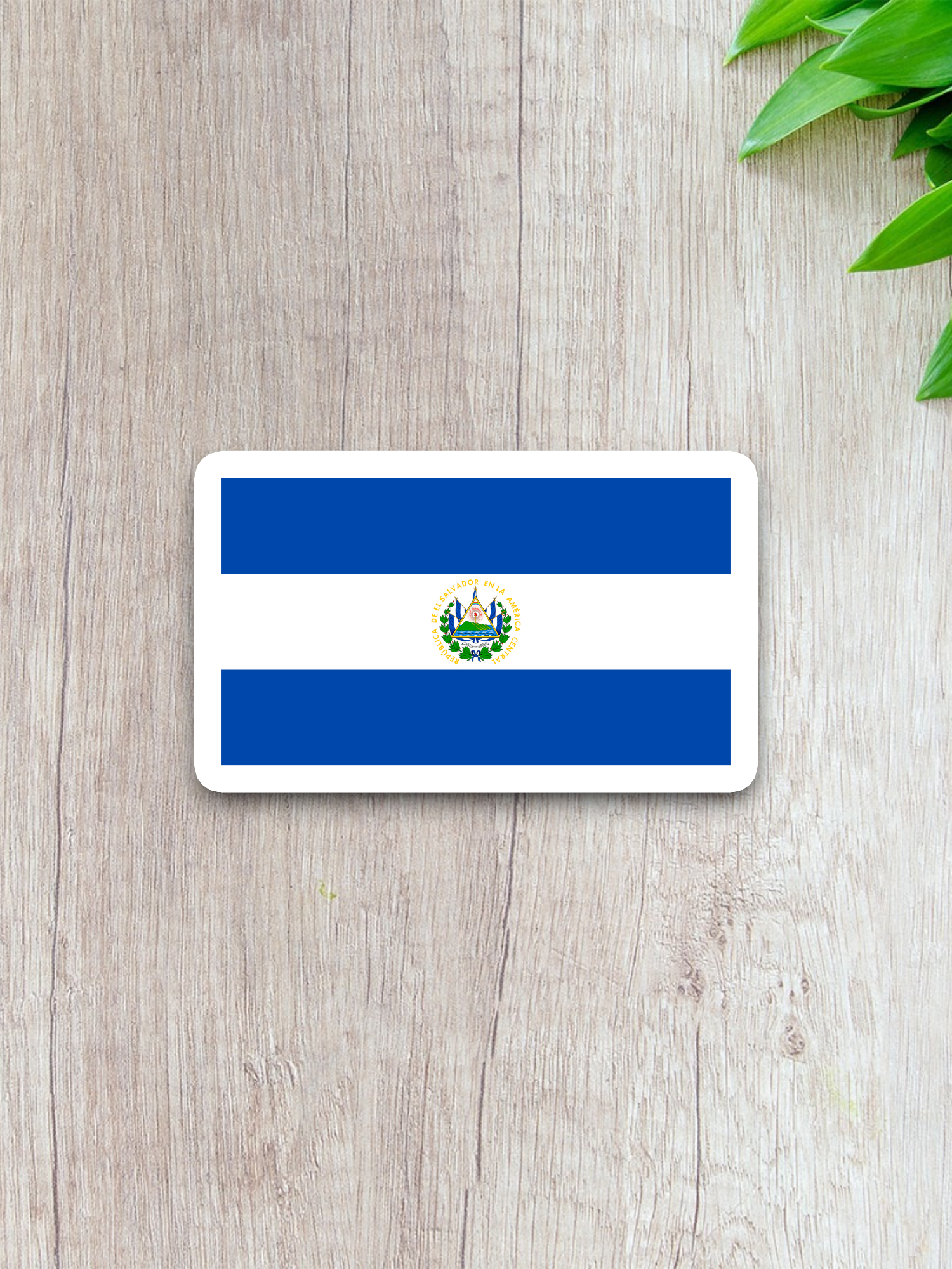 El Salvador Flag - International Country Flag Sticker