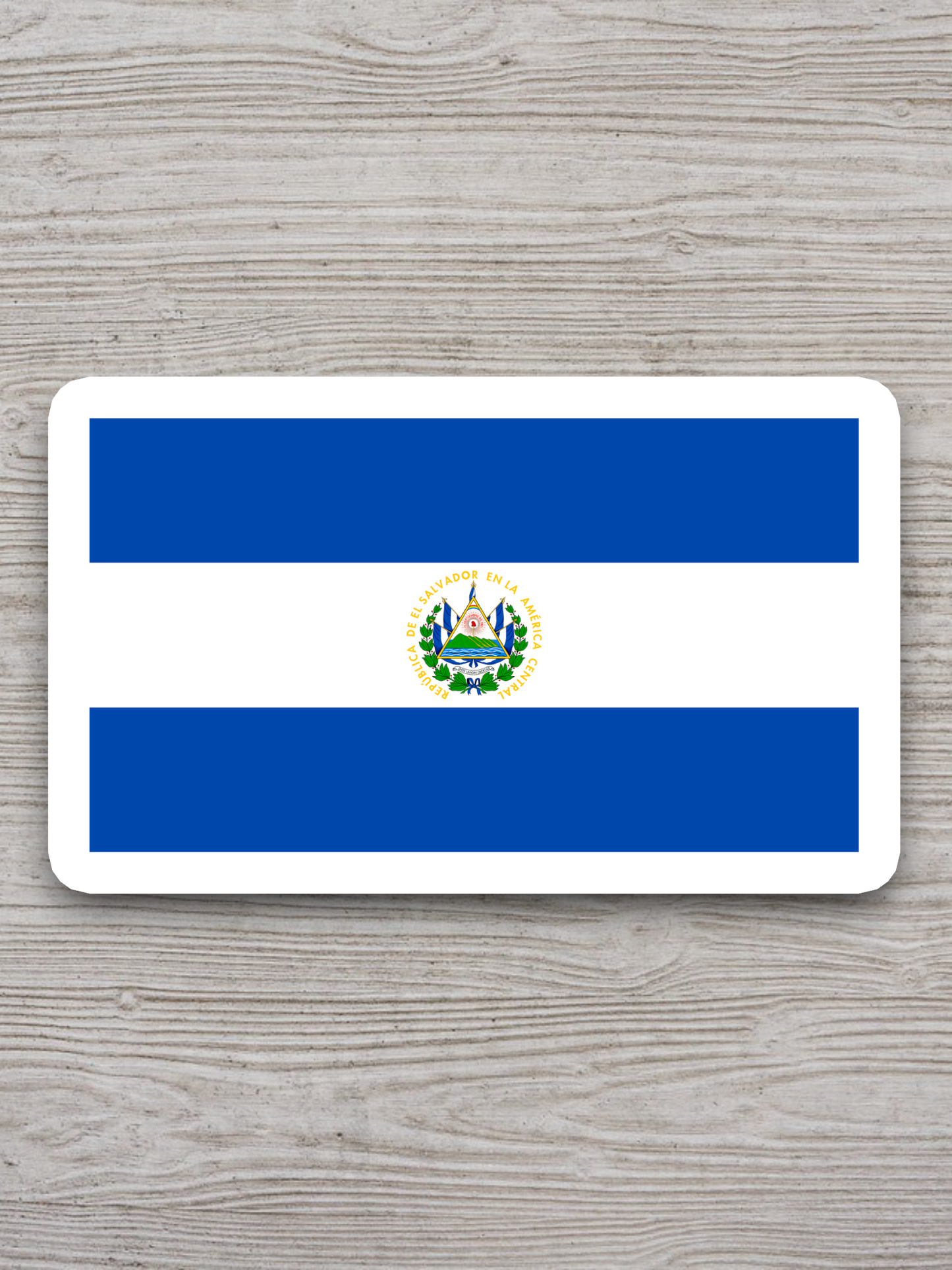 El Salvador Flag - International Country Flag Sticker