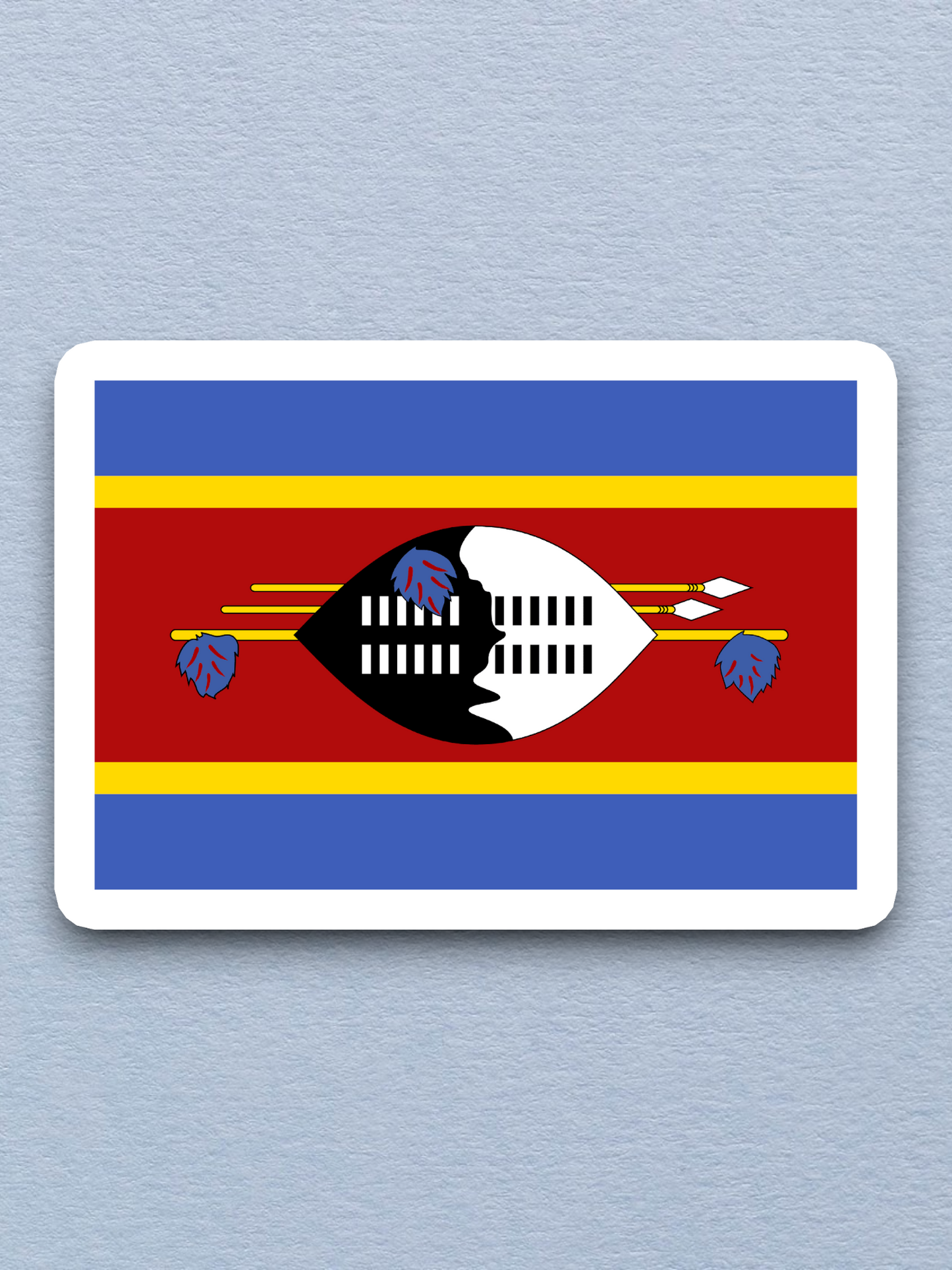 Eswatini (Swaziland) Flag - International Country Flag Sticker