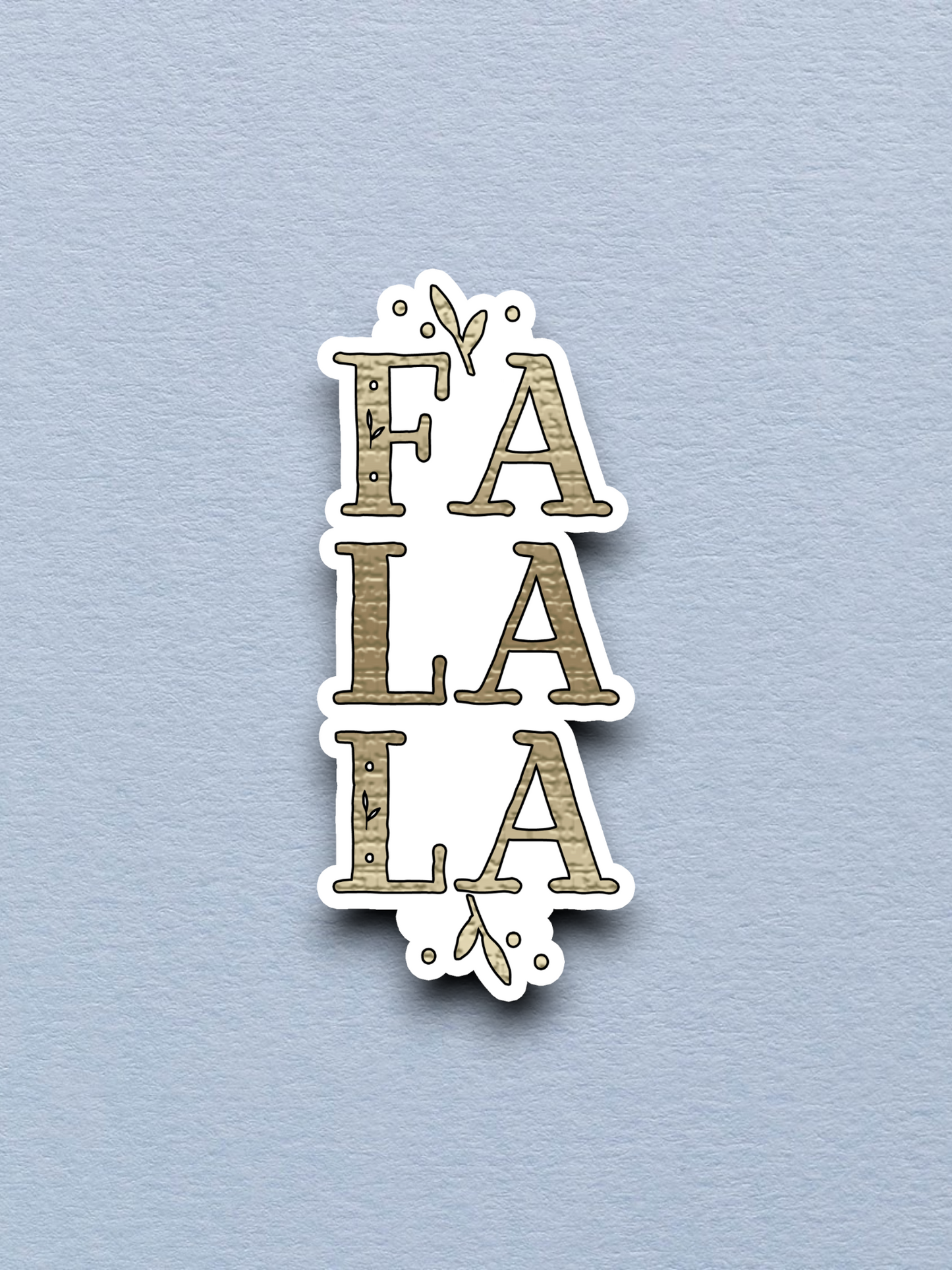 Fa La La 02 Holiday Sticker