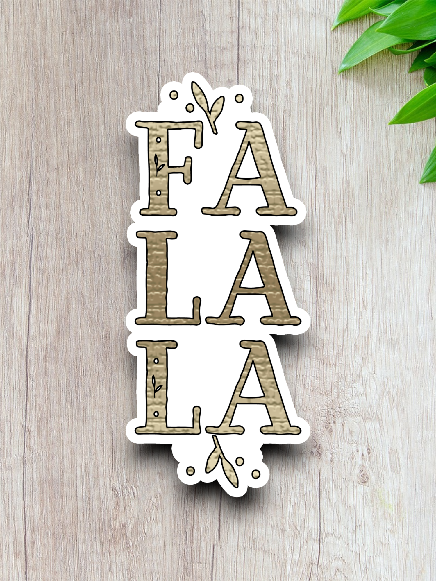 Fa La La 02 Holiday Sticker