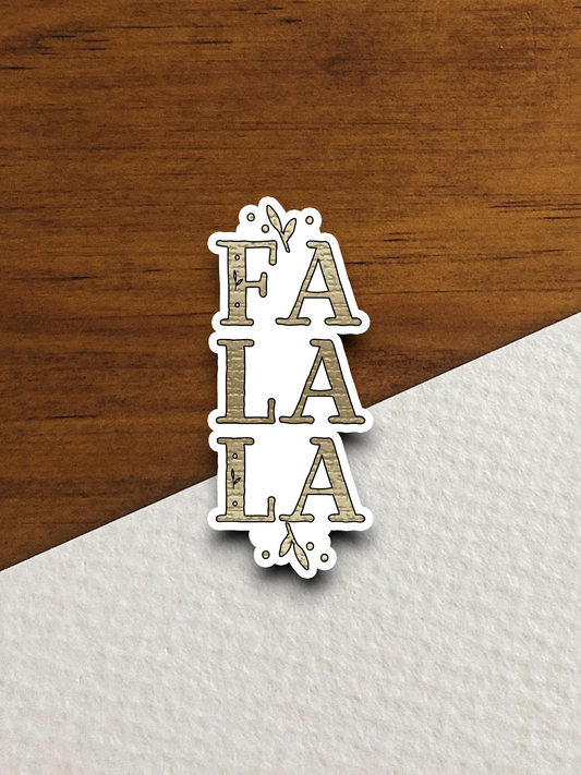 Fa La La 02 Holiday Sticker