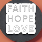 Faith Hope Love 01 - Faith Sticker