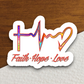 Faith Hope Love 02 - Faith Sticker