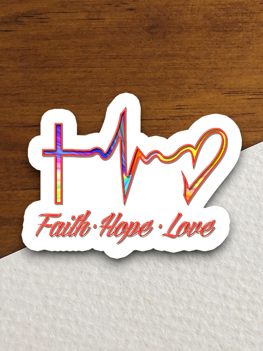 Faith Hope Love 02 - Faith Sticker