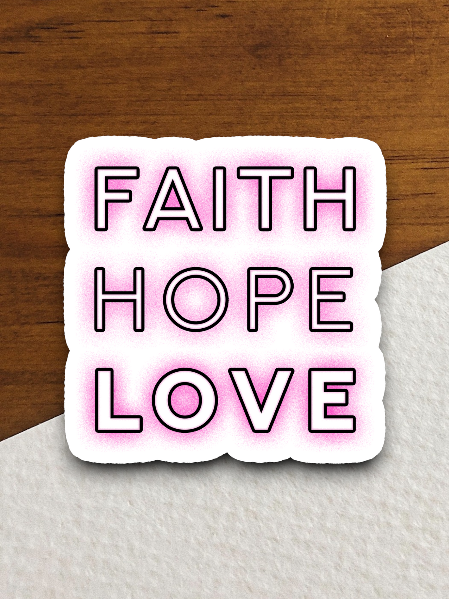 Faith Hope Love 05 - Faith Sticker