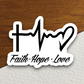 Faith Hope Love 06 - Faith Sticker