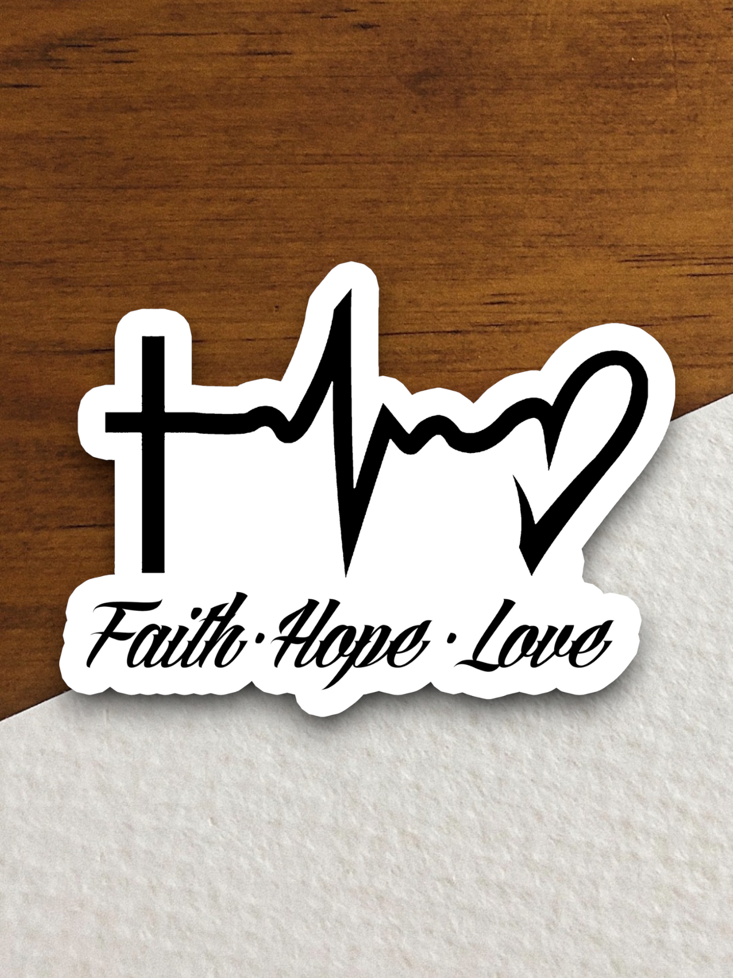 Faith Hope Love 06 - Faith Sticker