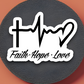 Faith Hope Love 06 - Faith Sticker