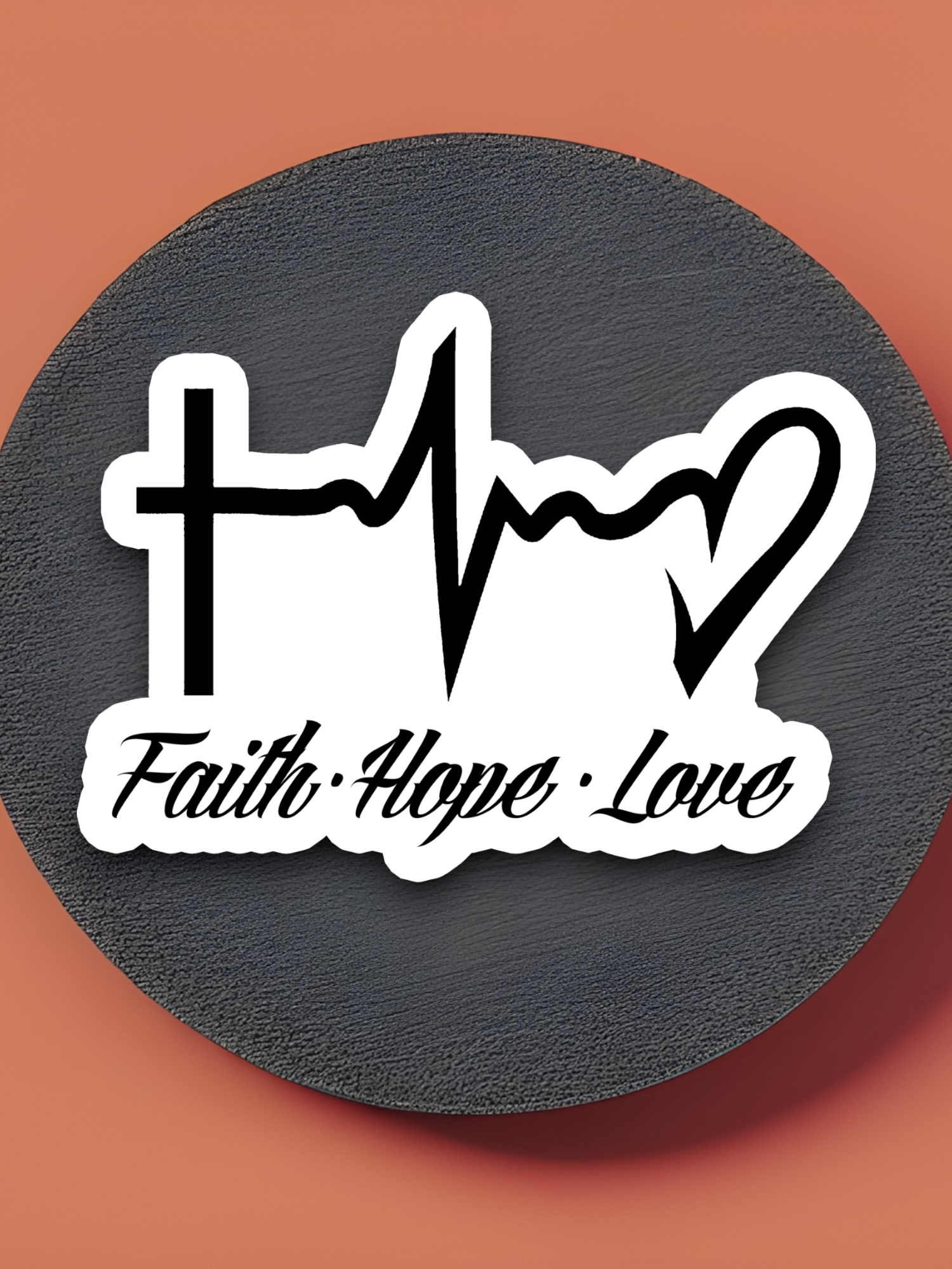 Faith Hope Love 06 - Faith Sticker