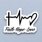 Faith Hope Love 06 - Faith Sticker