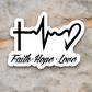 Faith Hope Love 06 - Faith Sticker