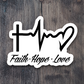 Faith Hope Love 06 - Faith Sticker