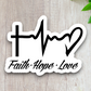 Faith Hope Love 06 - Faith Sticker