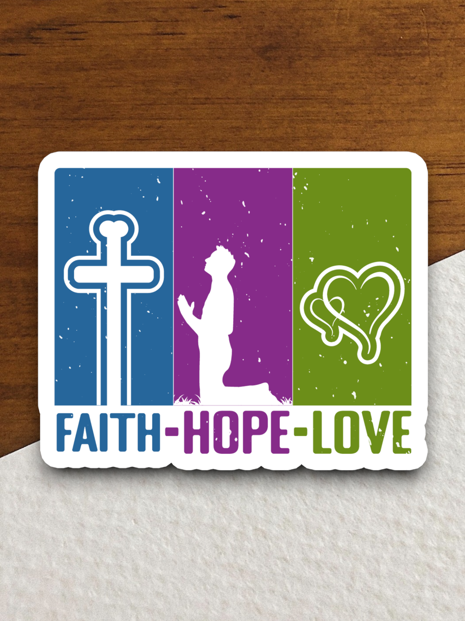 Faith Hope Love 07 - Faith Sticker