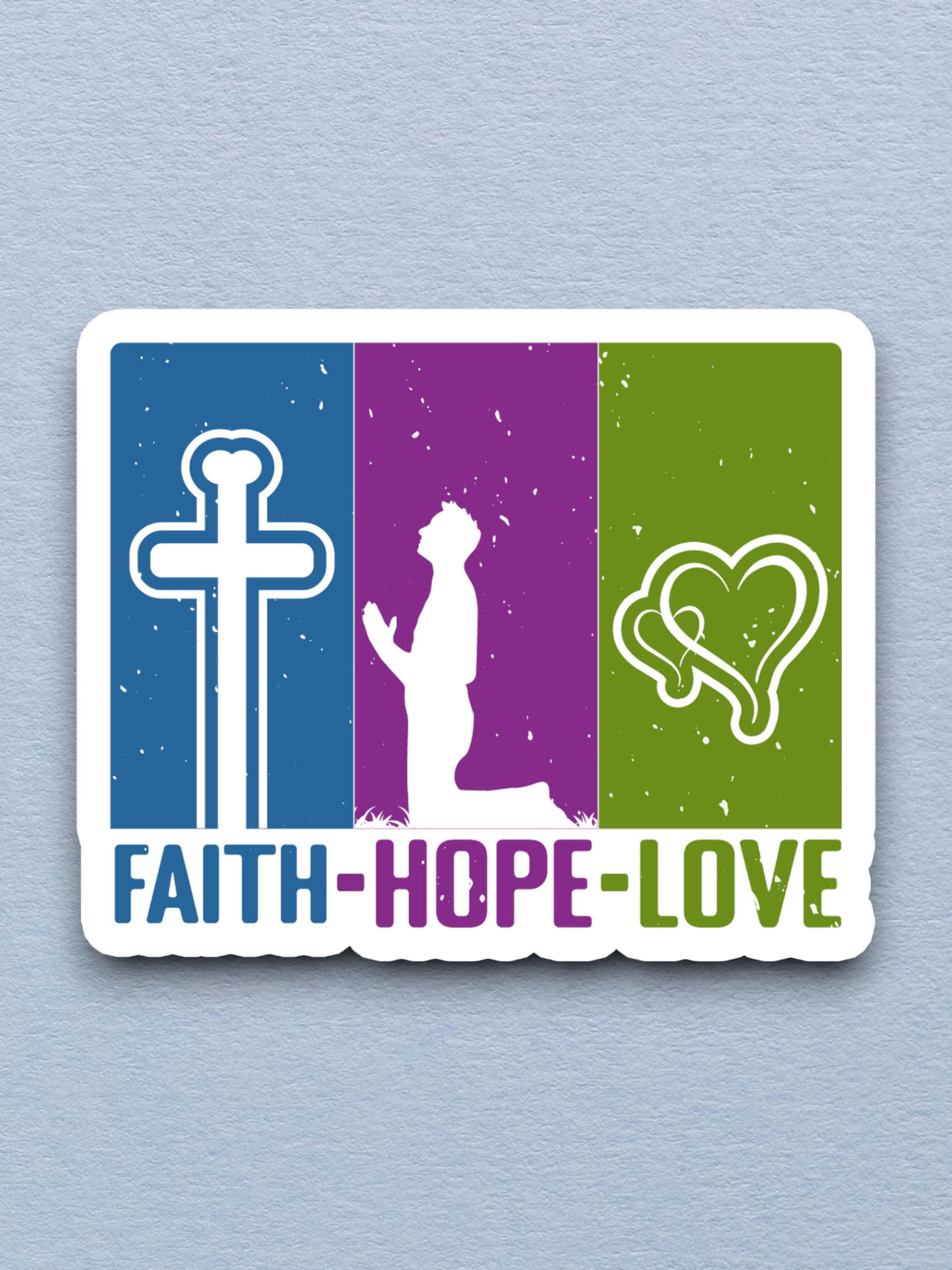 Faith Hope Love 07 - Faith Sticker