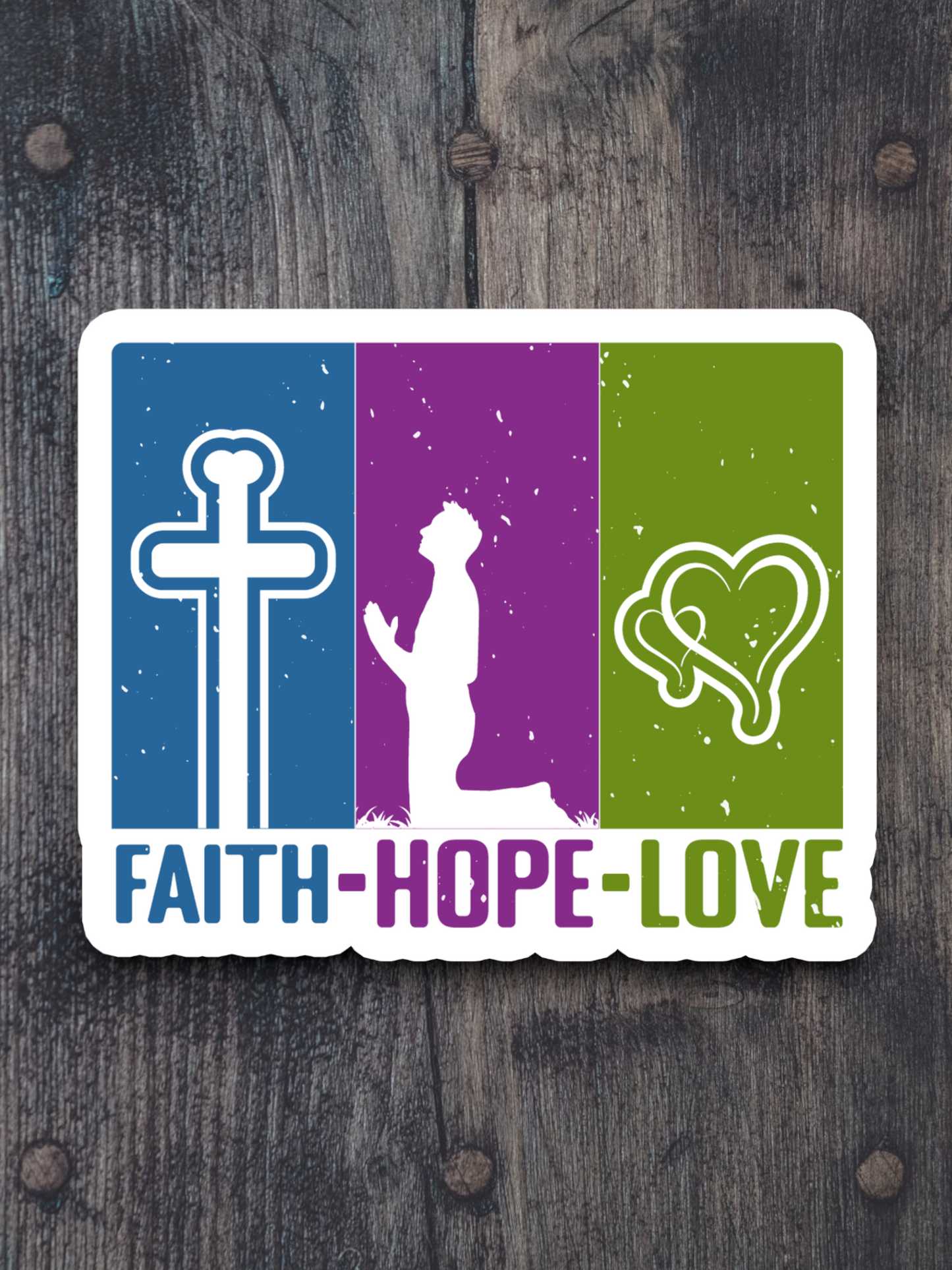 Faith Hope Love 07 - Faith Sticker