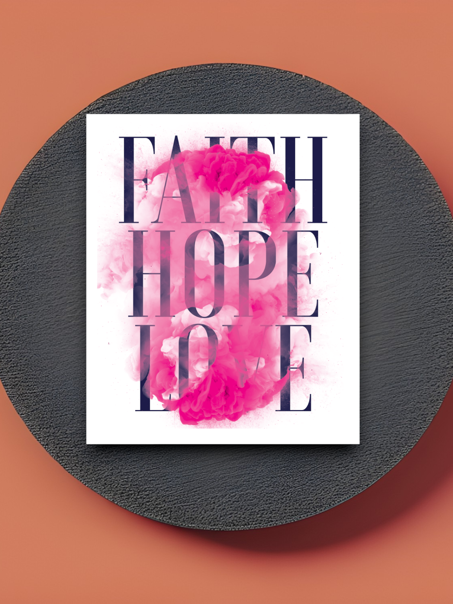 Faith Hope Love 09 - Faith Sticker