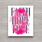 Faith Hope Love 09 - Faith Sticker