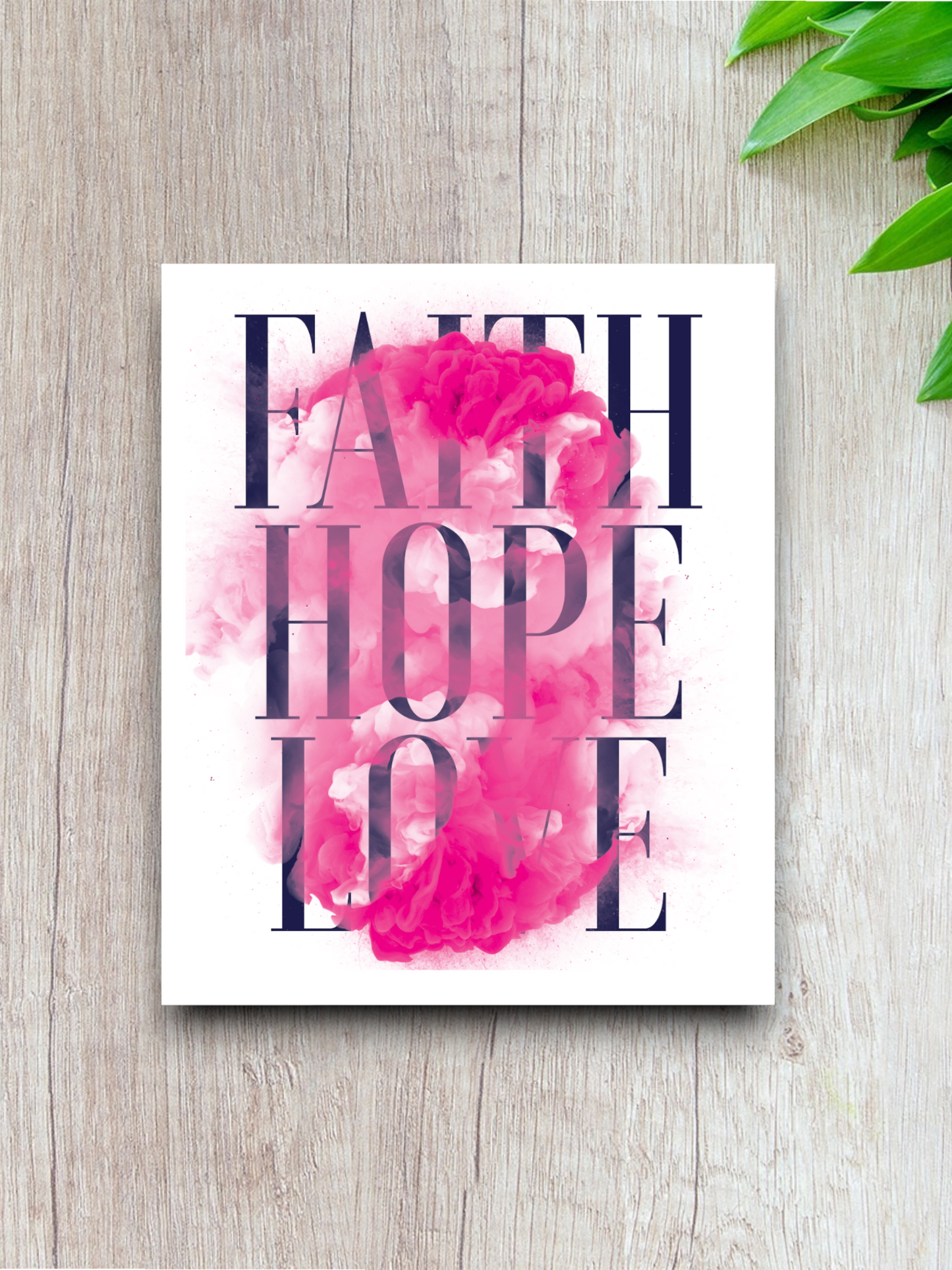 Faith Hope Love 09 - Faith Sticker