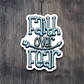 Faith Over Fear - Faith Sticker