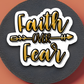 Faith Over Fear Faith Sticker