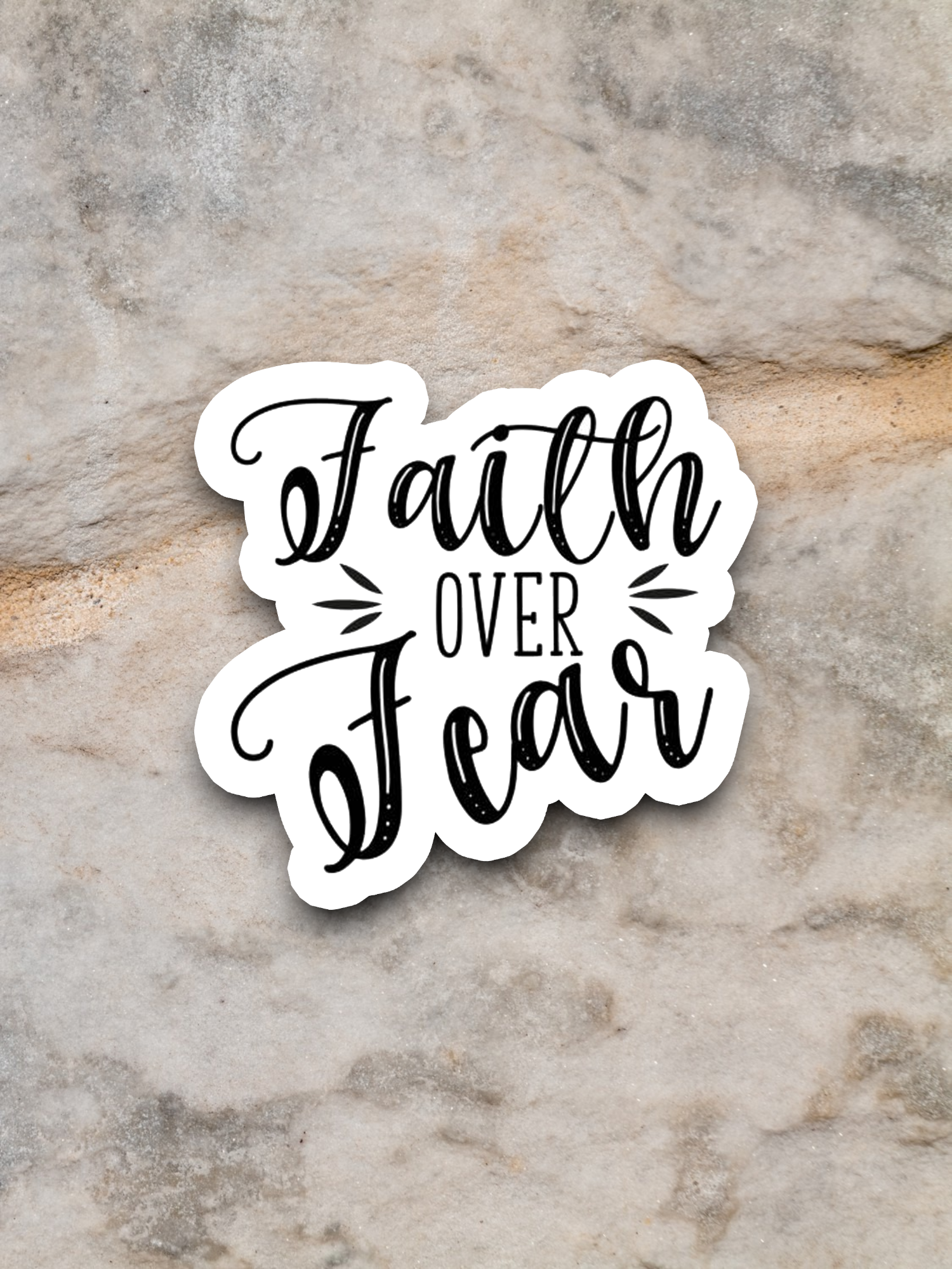 Faith over Fear - Faith Sticker