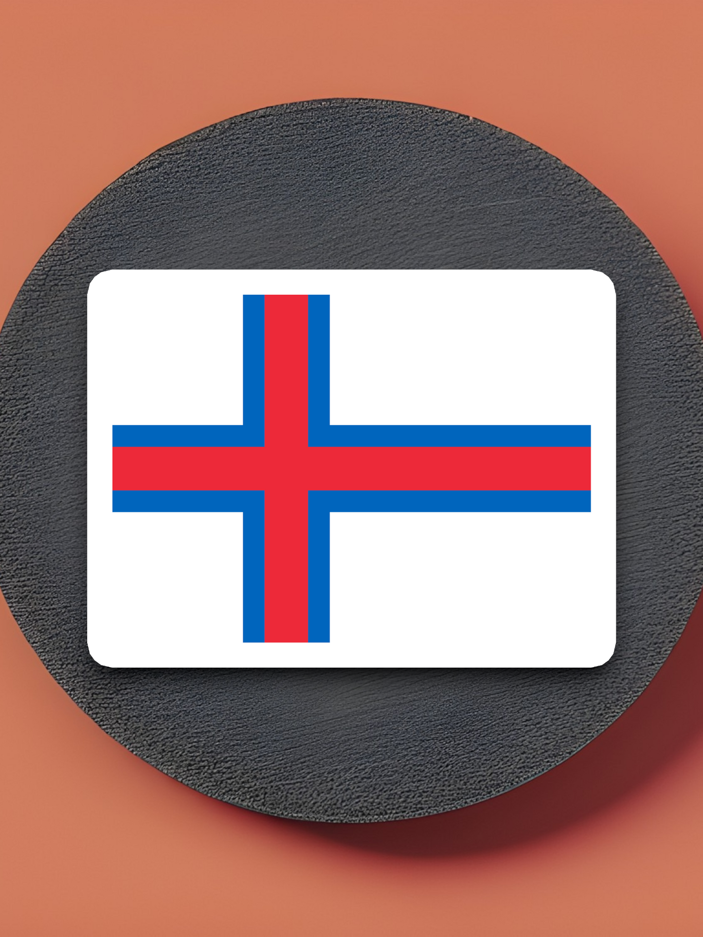 Faroe Flag - International Country Flag Sticker