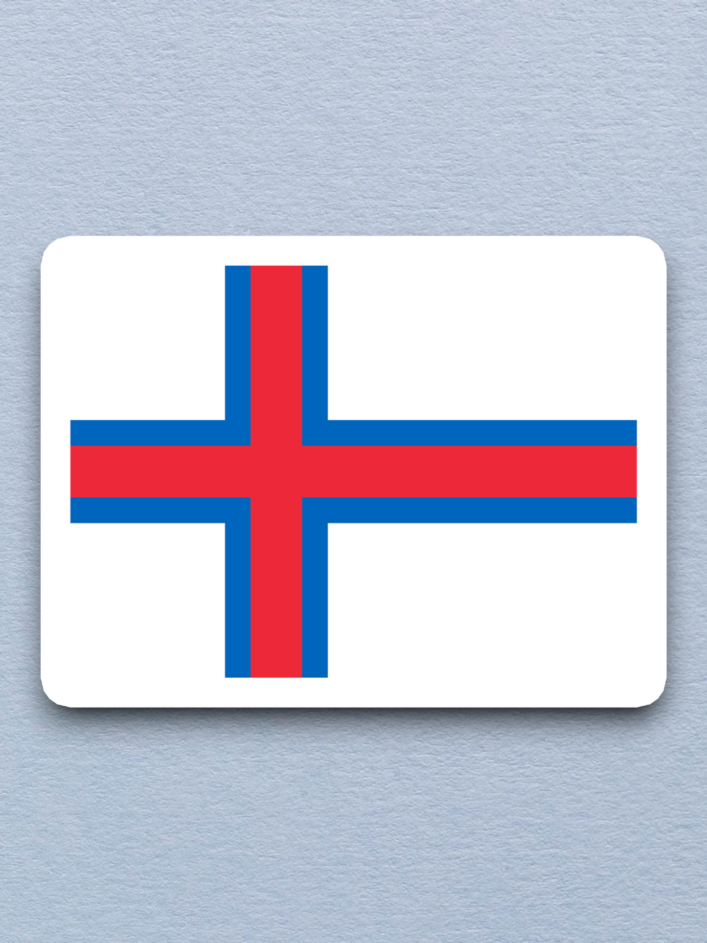 Faroe Flag - International Country Flag Sticker