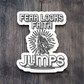 Fear Looks Faith Jumps - Faith Sticker