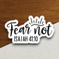 Fear Not - Faith Sticker