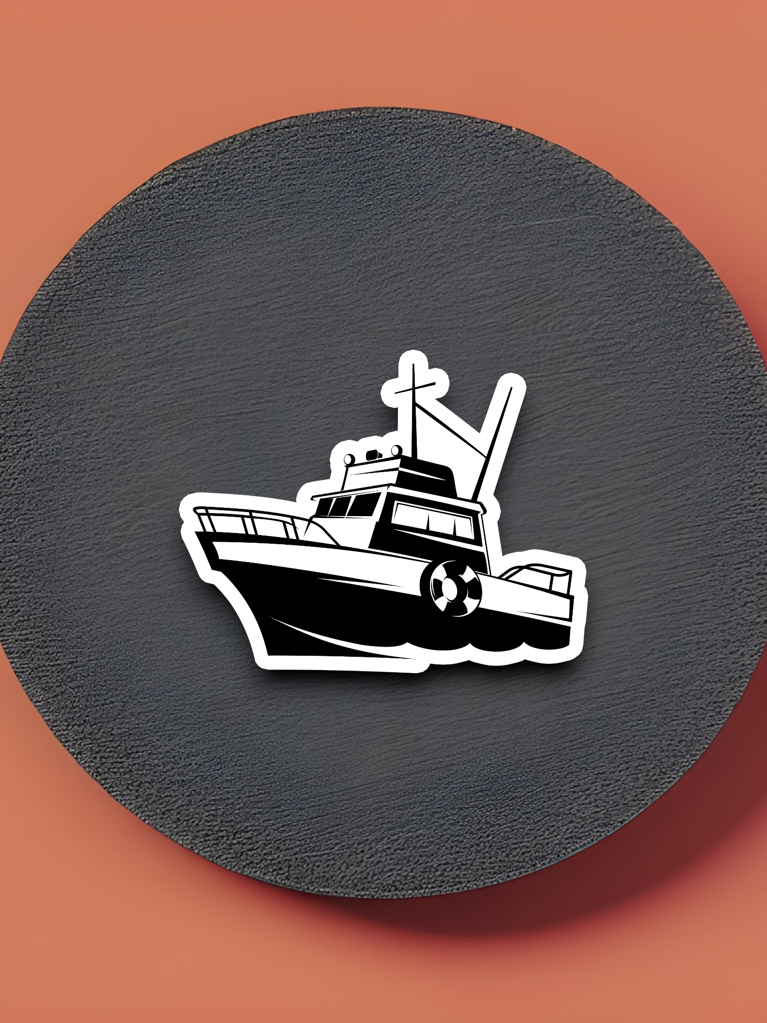 Fishing Boat Vehicle Sticker