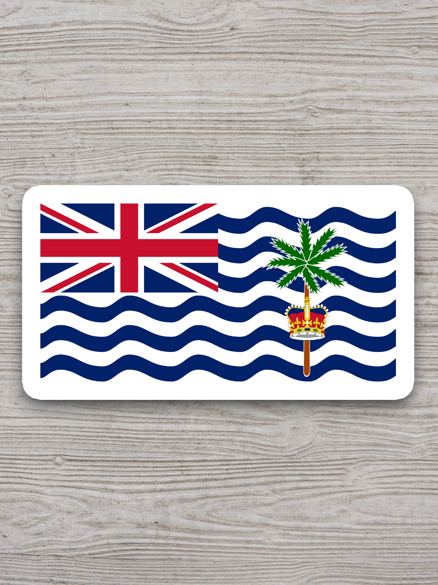 British Indian Ocean Territory Flag - International Country Flag Sticker